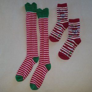 💥Donating April 7th! *FREE WHEN BUNDLED* 2 Pairs of Christmas Socks